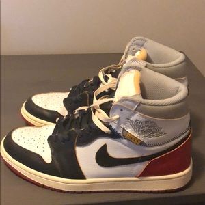 Jordan 1 retro union black and red